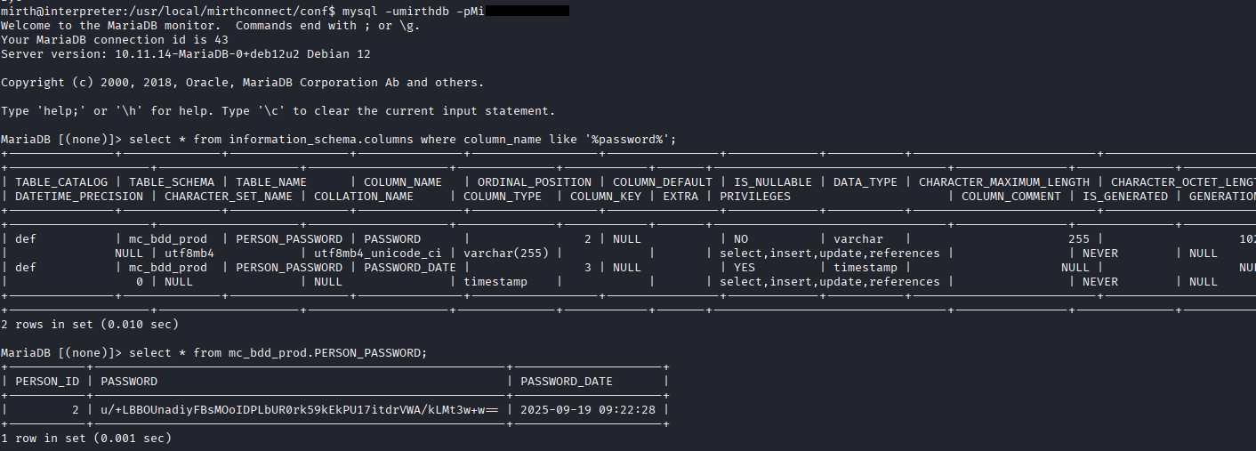 SQL commands