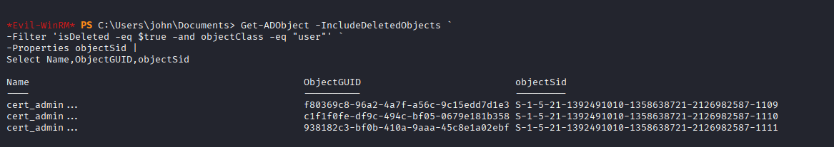 Powerview Enumeration